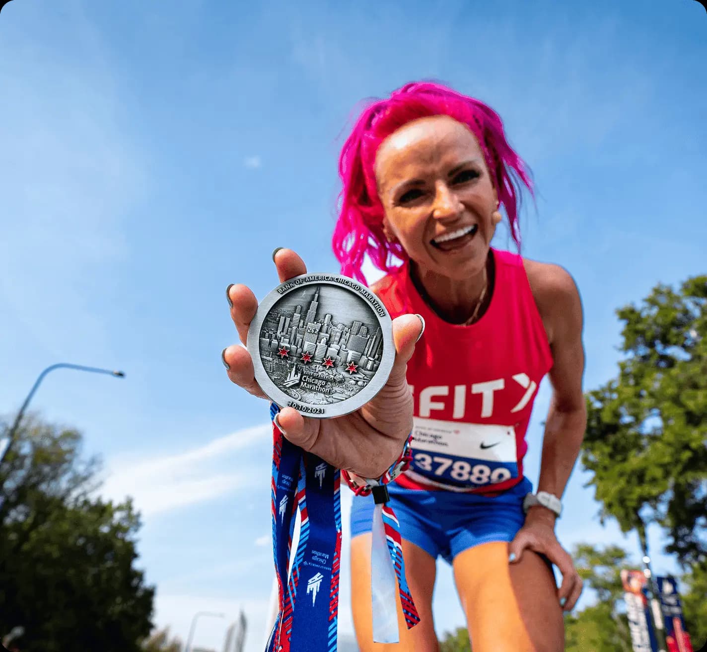 Team iFIT at the Bank of America Chicago Marathon