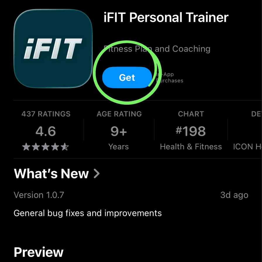 Download the iFIT app