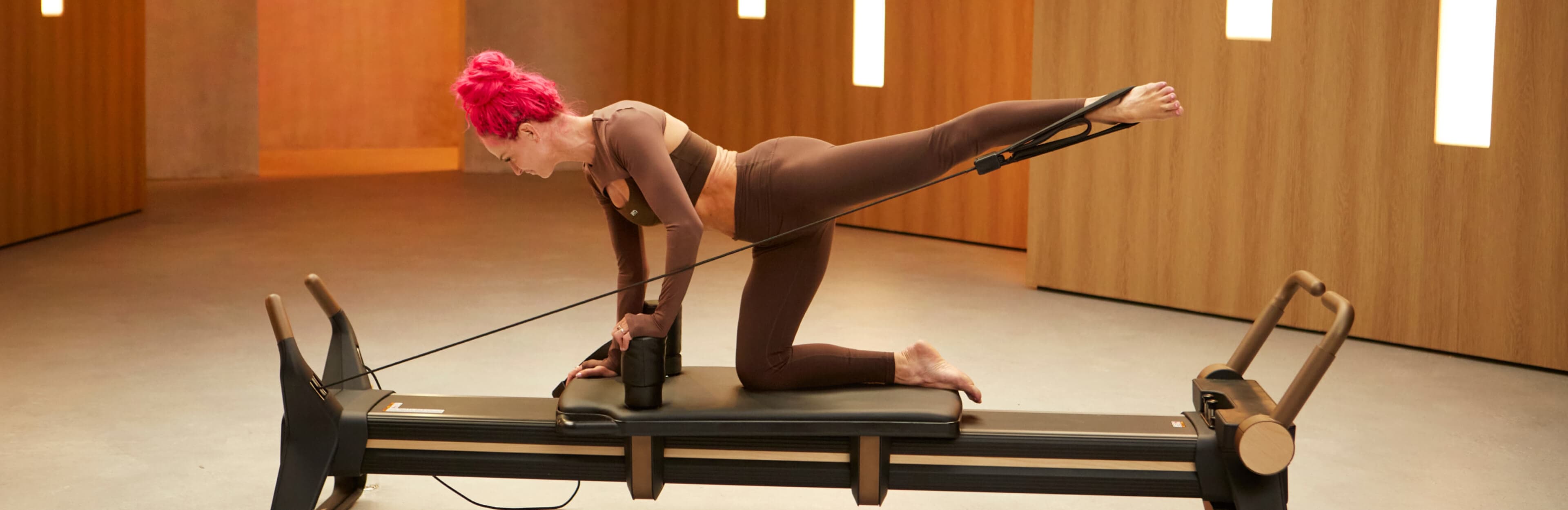 Meet Ashley Paulson and get started with the Strong Stride Series, a 7-workout intermediate reformer Pilates program for a stronger, steadier stride.