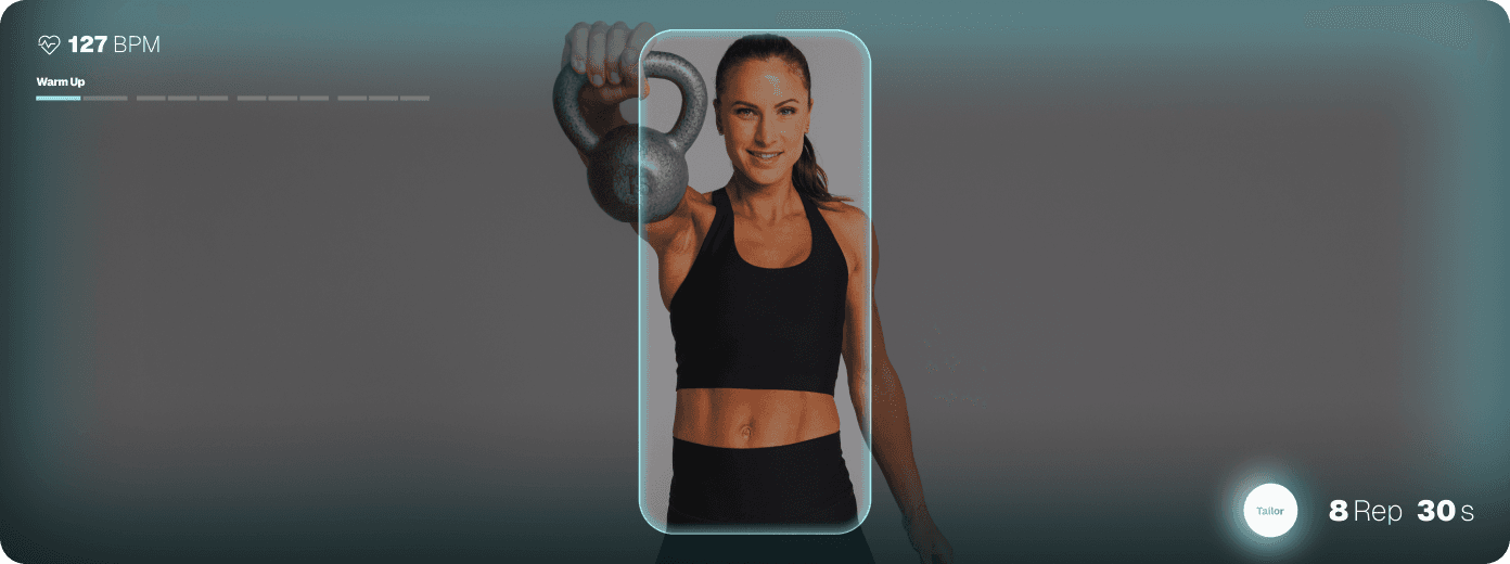 The fitness coachdesigned around you.