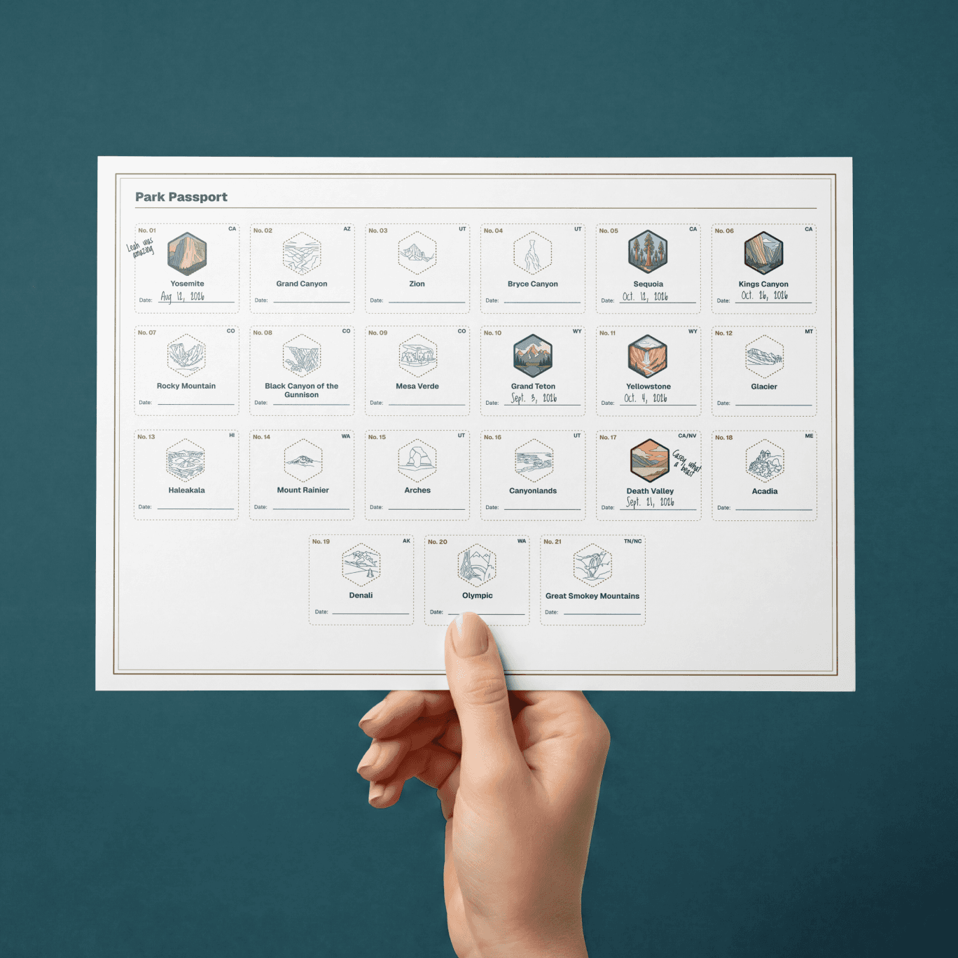 Print your passport map